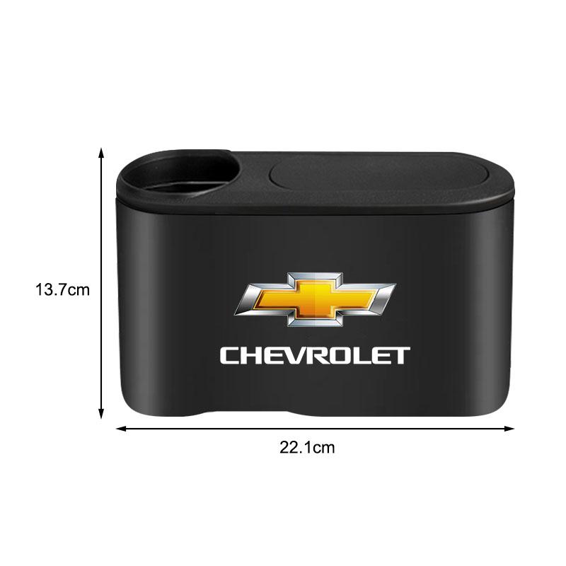 Trash Can Auto Emblem Garbage Box Bin Storage Car Accessories For Chevrolet Cruze Malibu Sail Equinox AVEO Lova RV