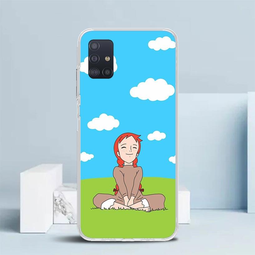 A-Anne Of Green Gables Shirley Soft Cover for Samsung Galaxy A12 A22 A32 A52 A72 A02S Phone Case Note 20 Ultra 10 S10 Plus A51 A