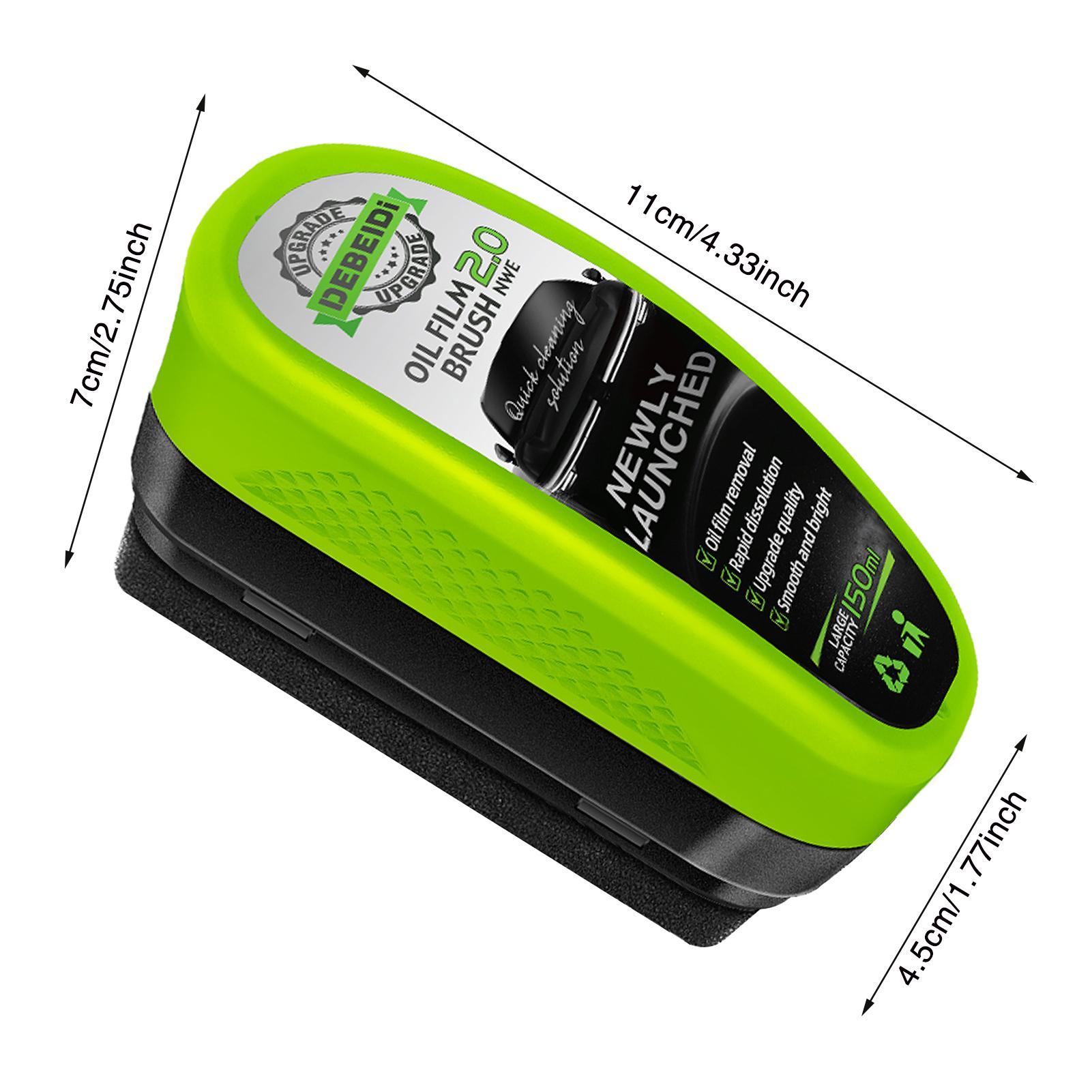 

Car Windshield Glass Oil Film Remover Cleaning ToolPowerful Hydrophobic Coating Water Repellent for Clear Driving Visibility зелёный