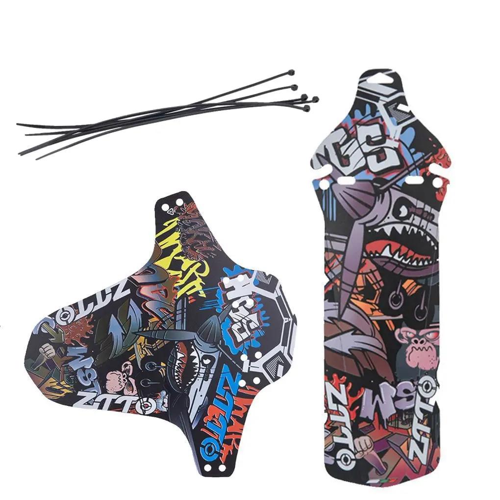 1 Peça Para-lamas para Bicicleta de Estrada MTB Montanha Dianteiro Traseiro Protetor de Lama Para-lama Ciclismo Protetor de Aro de Roda Bicicleta Acessórios Leves