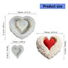 Unique Heart Silicone Molds Fondant Mousses Cake Molds Making Pastry Chocolate Molds Baking Decorating Tool Nonstick