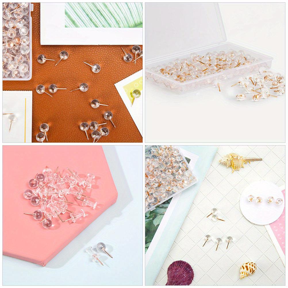 100PCS Multi-function Push Pin Convenient Pushpins Replaceable Thumb Tacks Home Supply For Wall Pushpins For Cork Board Office
