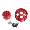 1:12 & 1:16 Scale Gas Military Trucks: Four-Wheel & Six-Wheel Drive Metal Wheel Hub Upgrade DIY Parts