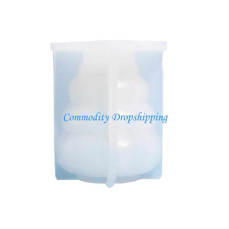 Y5JC Christmas Tree Silicone Mold Santa Clause Mold for Making Soap