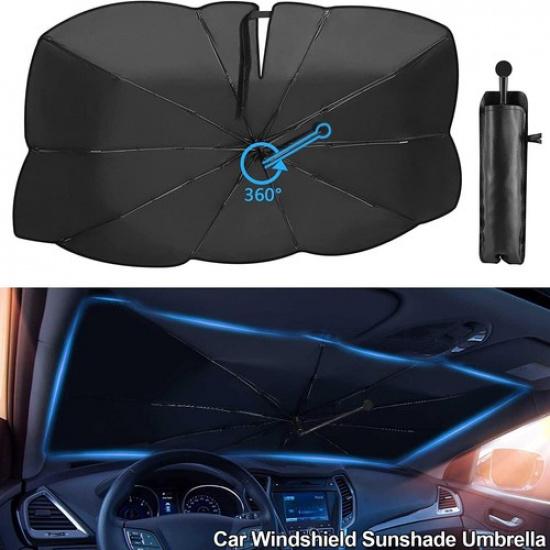 Car Windshield Sun Shade Umbrella UV Heat Reflective Visor Window Cover Foldable
