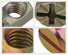 M6 M8 Barrel Nuts Bolts Cross Dowel Slotted Hammer Embedded Nut Horizontal Hole Nut For Beds Chairs Furniture