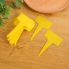 100PCS Waterproof Nursery Garden Plant Tags Moisture-proof Thickened T-type Tags Sunscreen Decorative Stake Tags Potted Plants