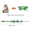 Cute Halloween Cat Collars with Interchangeable Bow Tie for Small and Medium-sized Kittens