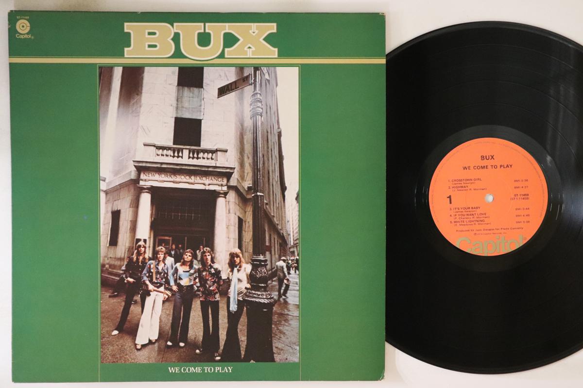 

LP Record BUX We Come To Play ST11459 CAPITOL 1976 US Rock Used