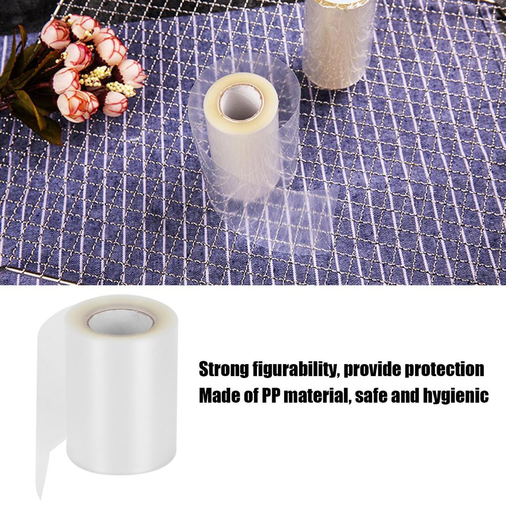Disposable Mousse Edge Transparent Cake Surrounding Wrap Film Collar Kitchen Accessory6cmx10m