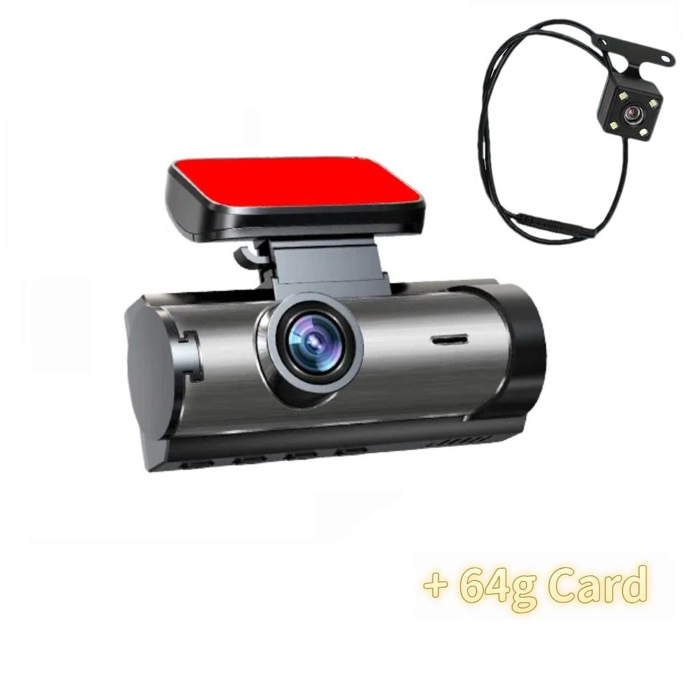 1080P Car DVR Dash Cam with WiFi, Dual Cameras, Video Recorder, Rearview Camera, Automotive Accessories