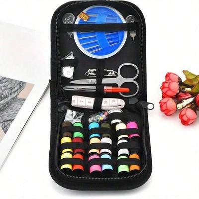 10/67Pcs Sewing Kit With Sewing Supplies And Accessories 24-Color Threads, Needle And Thread Kit Products For Small Fixes