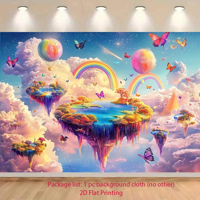 

2D Printing Fantasy Sky Backdrop for Children s Photography & Events 47.2x31.5inch/120*80cm