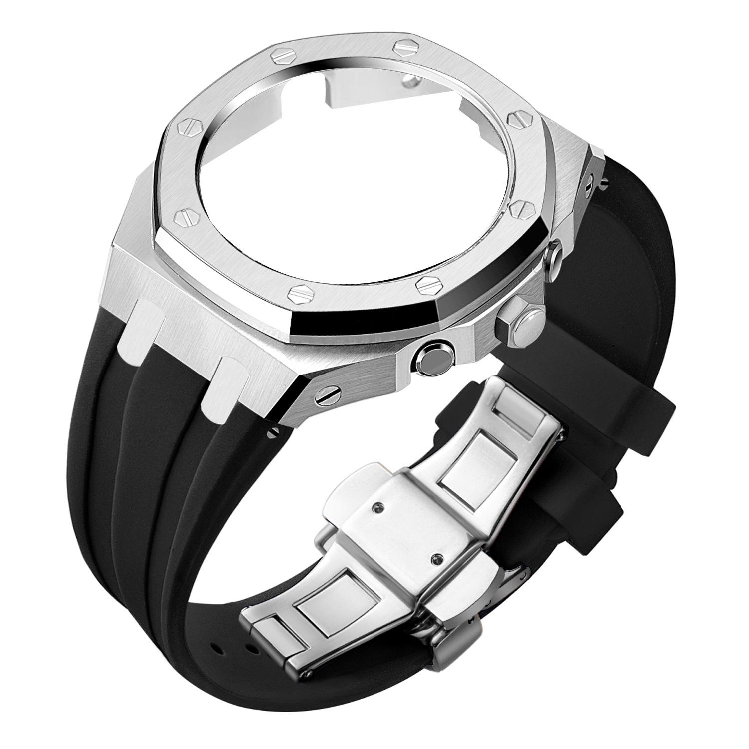 

Farmhouse Oak 316L Stainless Steel Watch Case & Strap Protection Set for AP Watches For GA2100