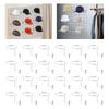 Durable Hat Rack Hooks, 24-Piece Set, Ideal for Storing and Displaying Hats, Easy To Install On Grid Walls, Space-Saving Design