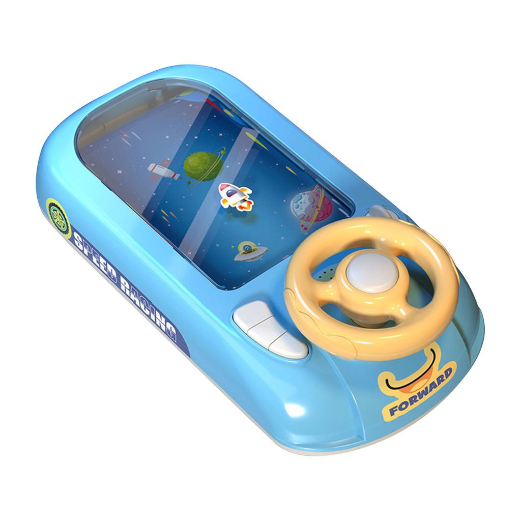 Electric Steering Wheel Toys Desktop Game Equipment Music Fun Steering Wheel Toys Promote Parent-child Interaction