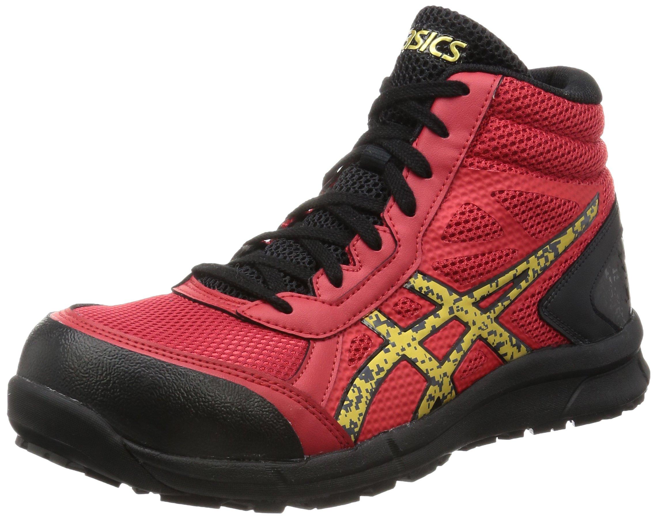 

Safety shoes Winjob CP104 JSAA Type A toe true 3E [Asics] shoes/work cap, anti-slip sole, red/gold, 26.5 cm,