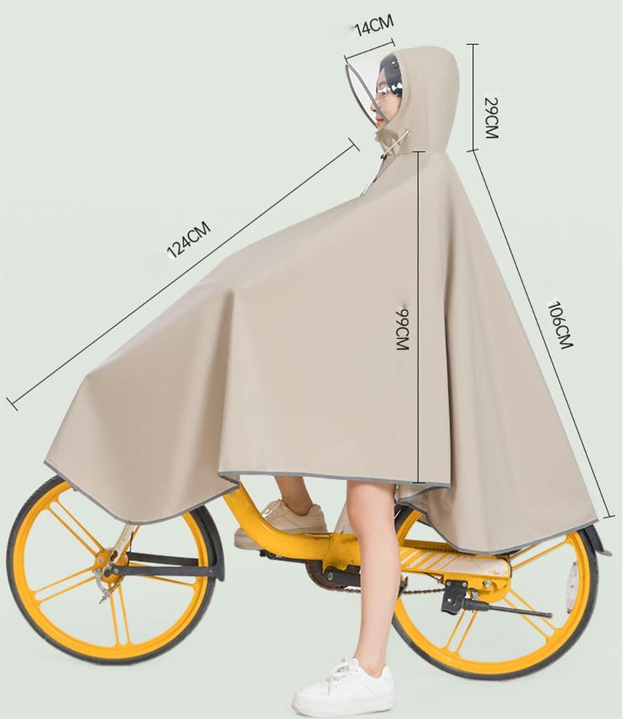 AISHITE Bicycle Rain Rain Disaster Water Quick Storage Bag Included Raincoat, Rainwear, Poncho, Oversized, Gear, Poncho, Lightweight, Men's, Women's,