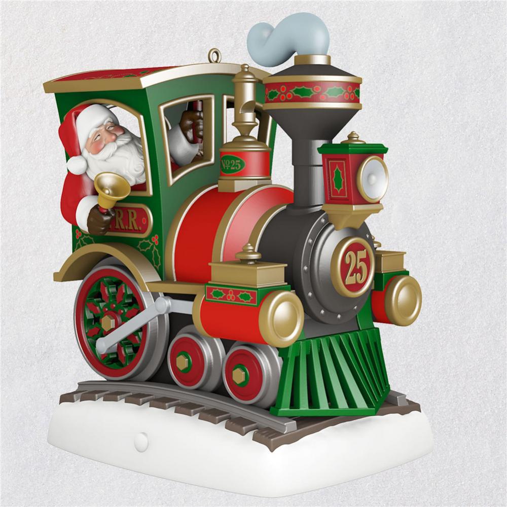 Vánoční ozdoba Vláček Santa Přívěsek Pryskyřičné řemesla Vánoční stromek Dekorace Pro Domov Vánoční dárky Nový rok 2025 Navidad