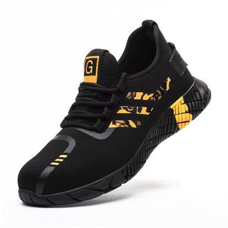 Fashion Spring autumn breathable labor protection shoes Steel head anti hit anti puncture fashion work protection safety shoes H687