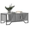 Coffee Table Gray Sonoma 100x51x40 Cm Particleboard