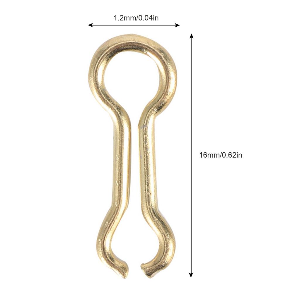 300PCS Carp Fishing Wire Eyes Sinker Steel Alloy Screw S Mould Loops Tackle Accessory