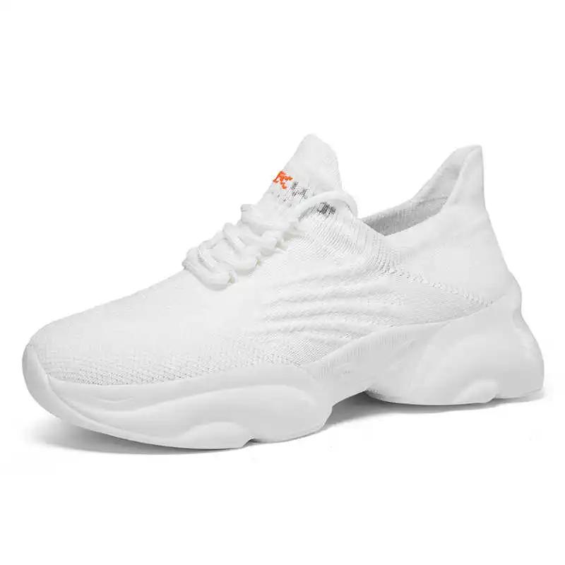 Fashion Increases Height Boat Women's Luxury Shoes Woven Sneakers Size 42 Women's Boots On The Post Sports Deporte Idea Clearance