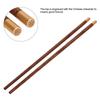 Household Handcraft Reusable Chopsticks Set Top Grade Gift Chopsticks Kitchen Tools(5 Pair Wenge