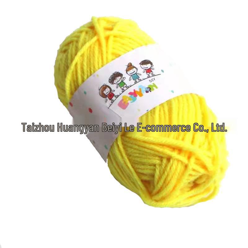 12-Color Children's DIY Yarn Balls for Kindergarten Weaving and Crafts