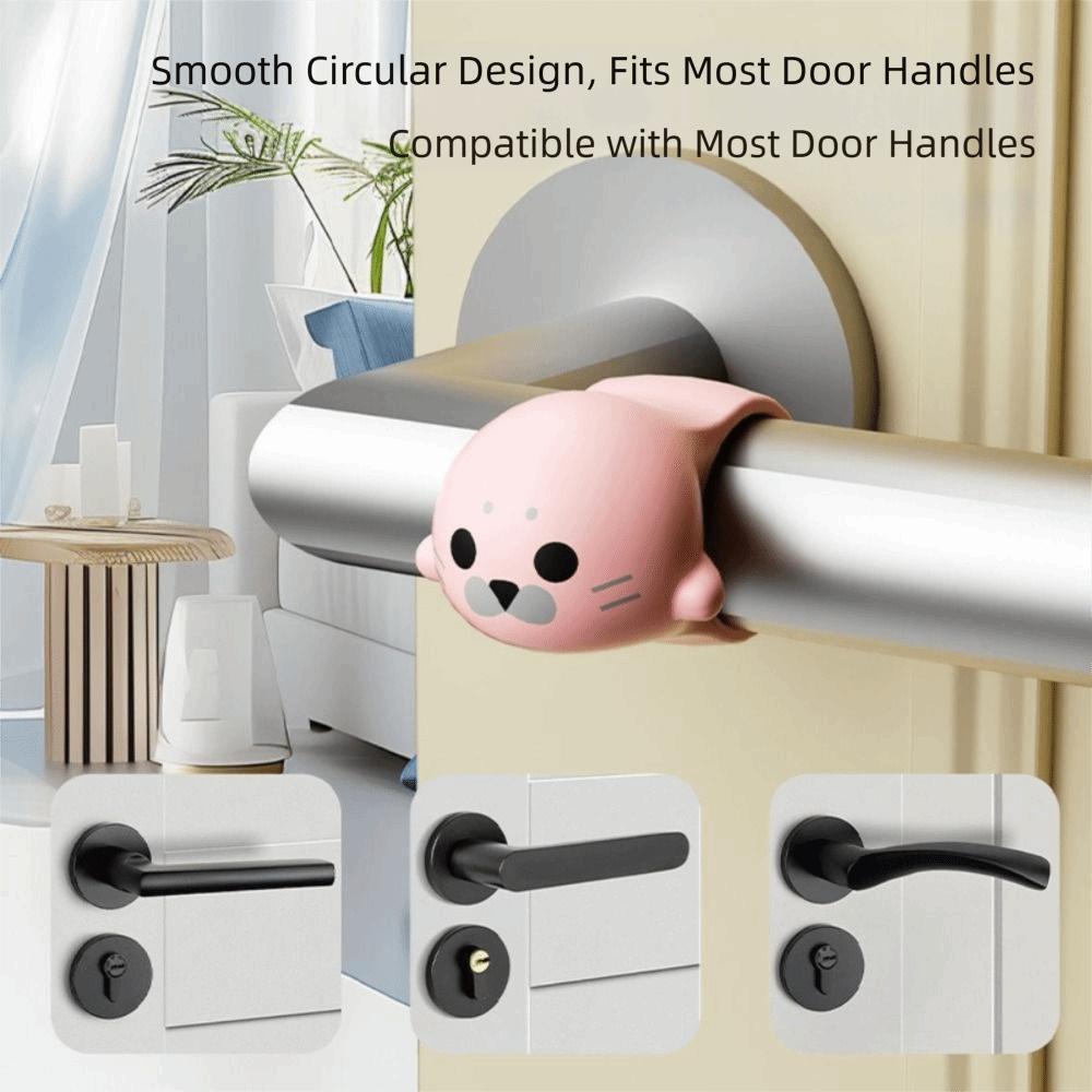 TPR Door Handle Crash Pad Silence Protection Wall Protectors Silent Protection Pad  Wall Protection