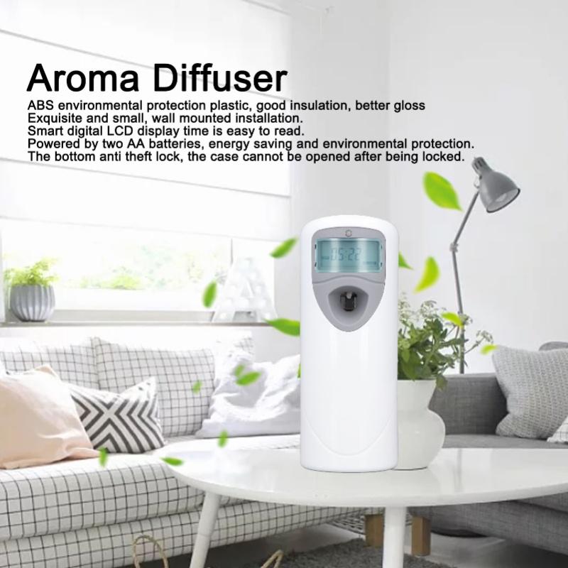 Automatic Timer Essential Oil Diffuser Aroma Dispenser Mini Wall Mounted Aromatherapy Machine For Hotel Home Toilet