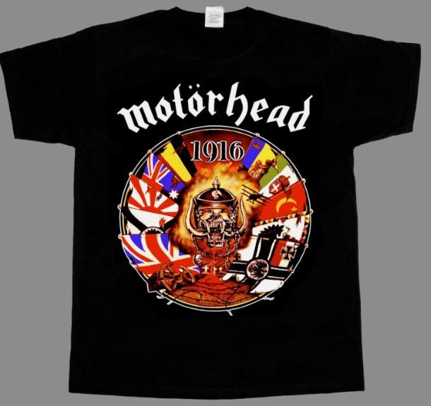 MOTORHEAD Motörhead 1916 LEMMY KILMISTER NEW BLACK T-SHIRT S-5XL Unisex T-Shirt XXL