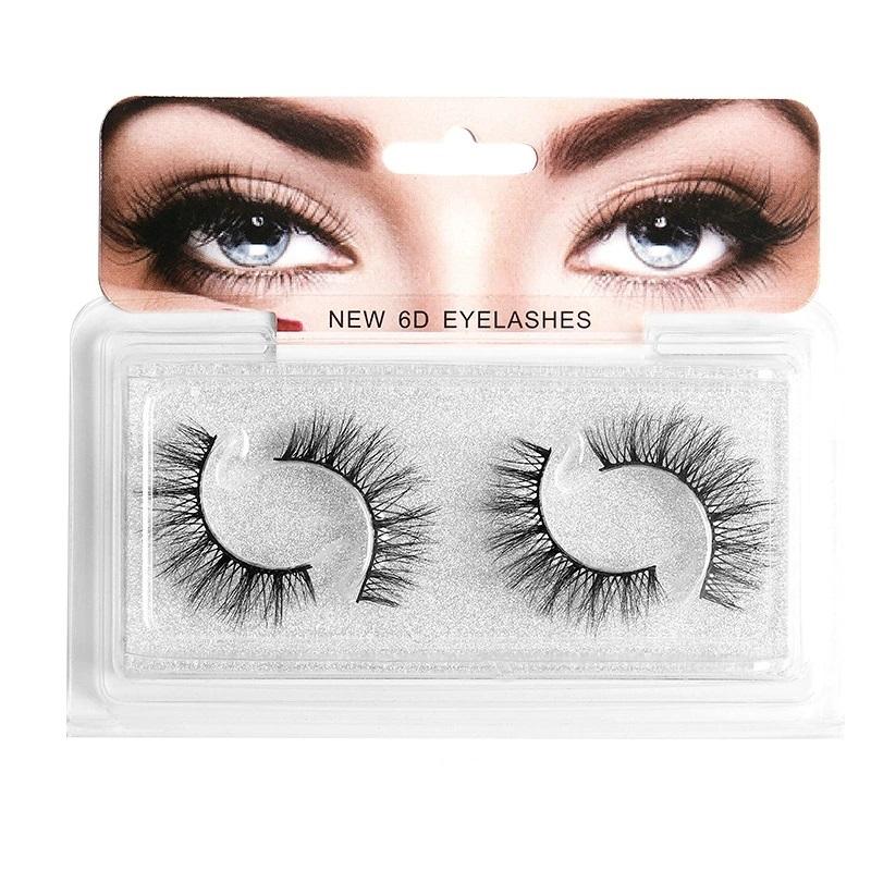 

6D Faux Mink Fluffy Lashes Накладные ресницы Инструменты для макияжа Натуральные длинные густые объемные ресницы Красота Пушистые ресницы