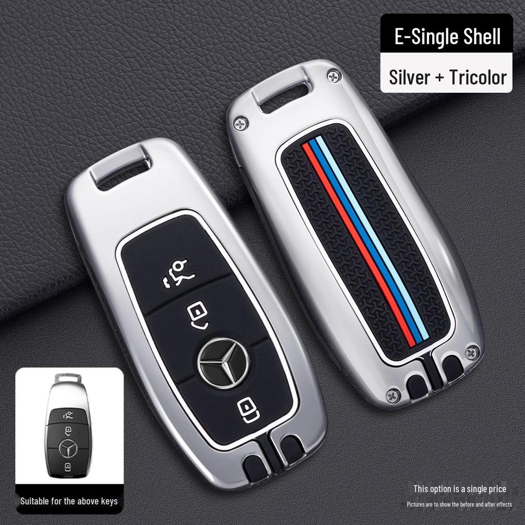 Étui et Coque de Clé Compatibles Mercedes-Benz E300L C260L A200L Classe S GLB220 GLC GLE GLA
