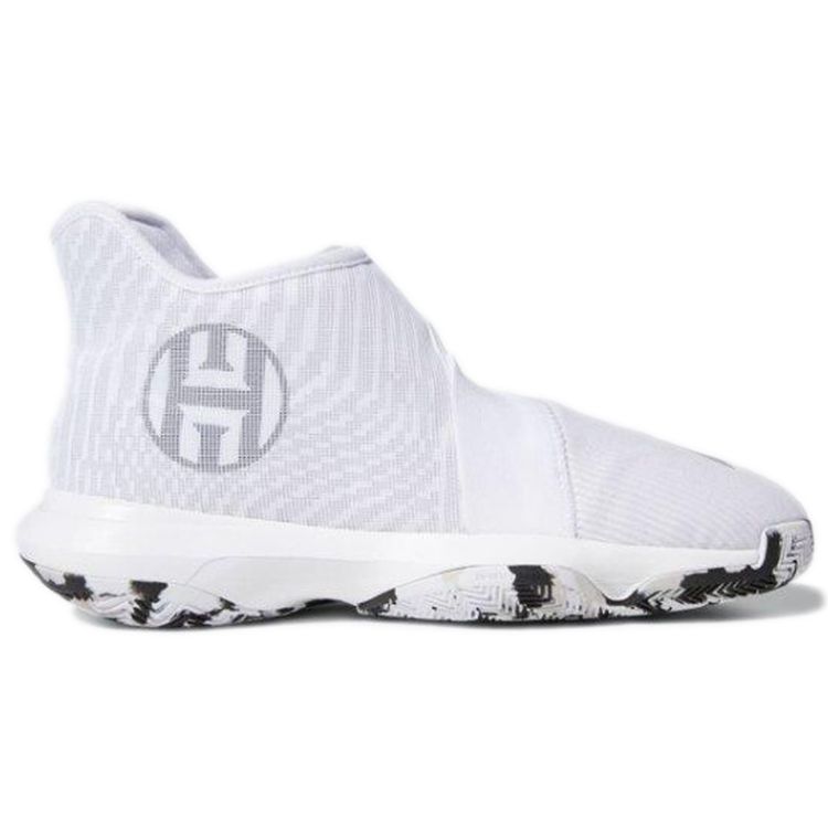 adidas Harden B/E 3 Punta Rotonda Velcro Resistenti Mid-Top Scarpe da Pallacanestro Uomo scarpe da pallacanestro Bianche EF8769