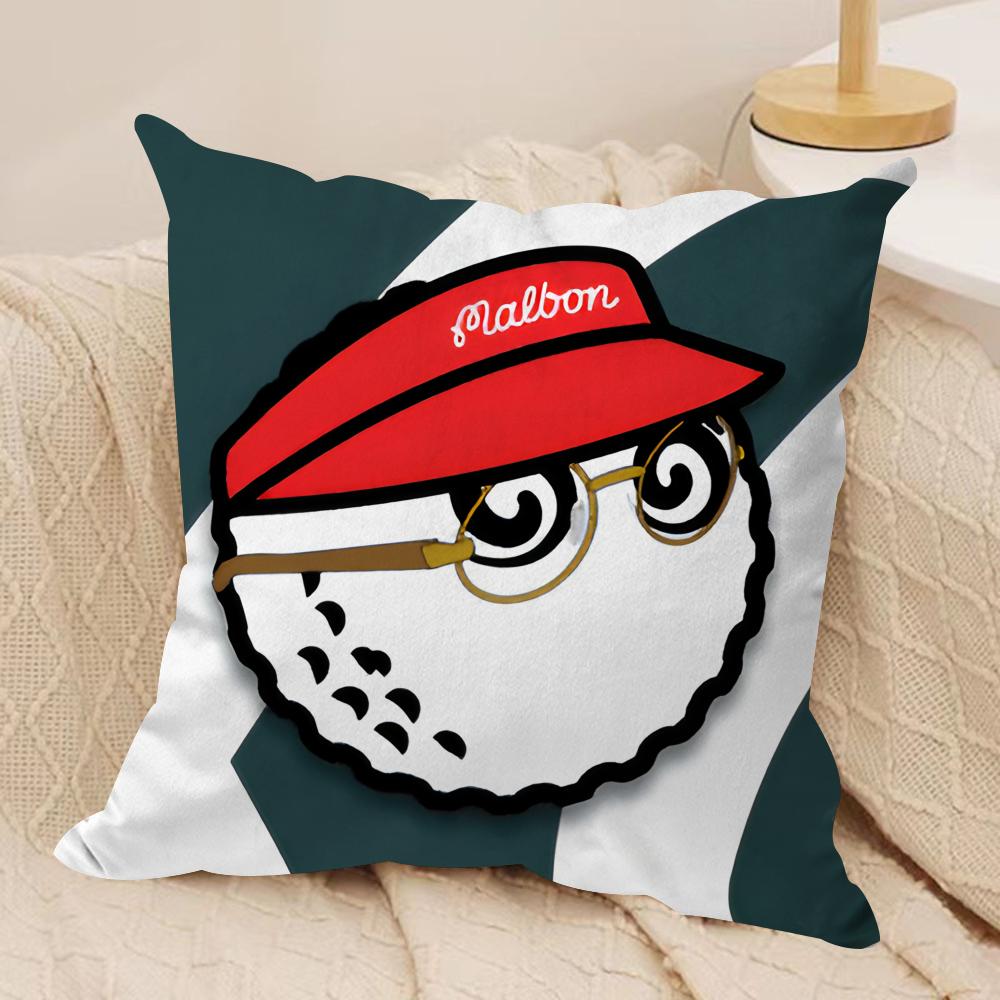 Luxury Fashion M-Malbon Golf Cushion Cover Pillowcase Ultra Soft Skin Friendly Fabric Cloud Like Comfort & Concealed Zipper