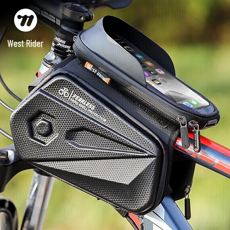 West Rider Waterproof Bicycle Top Tube Phone Bag