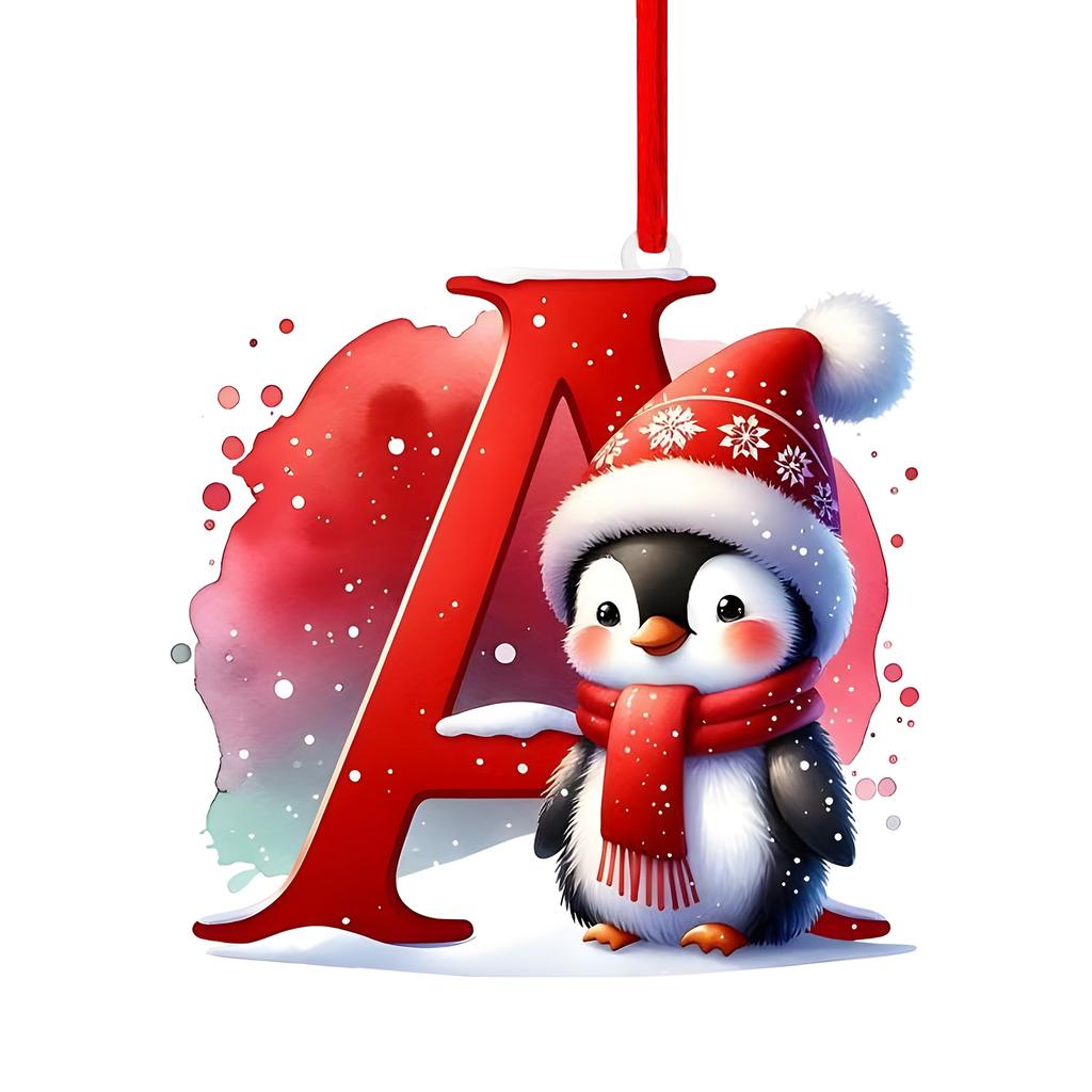 26 Letter,Christmas,Ornaments,Acrylic,1