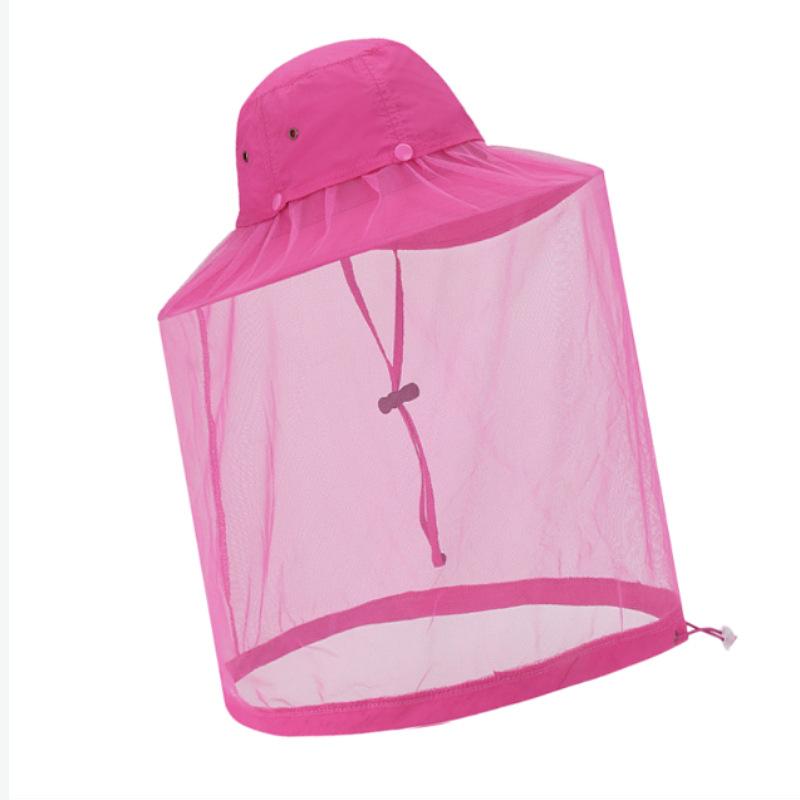 Mosquito and Insect Proof Beekeeping Mesh Fisherman Hat Foldable Bucket Hat UV Protection Summer Beach Sun Hat