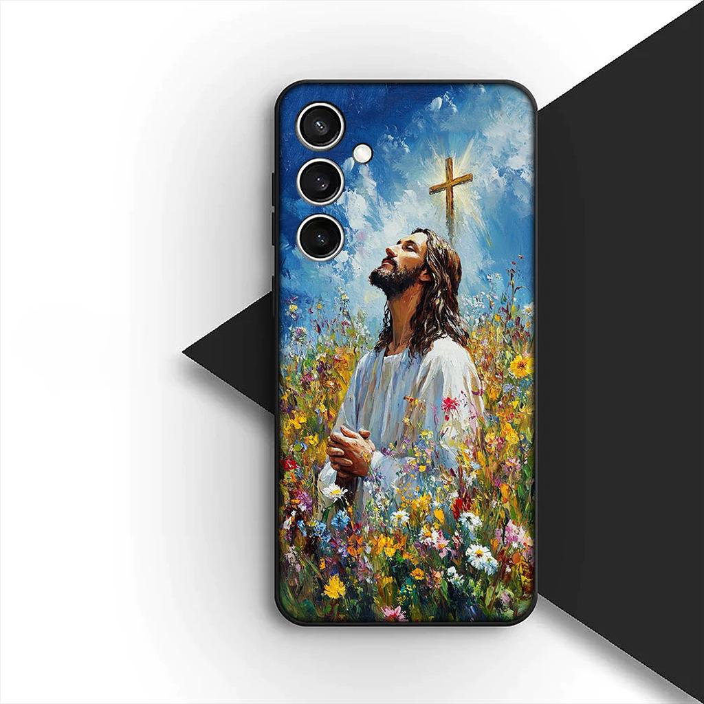 Casing for Xiaomi Redmi Note 13 14 Pro Plus ProPlus 14C 13C Pro+ 5G Phone Cover Protective Case God Christian Jesus Judah Christ