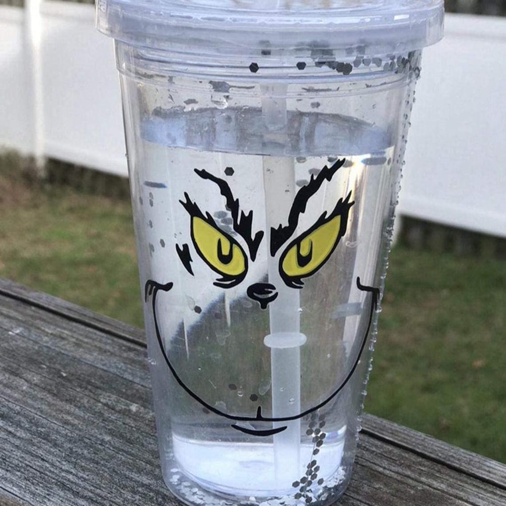 10 kusů Vánoční nálepka dekorace kreslená karikatura vinylové nálepky na ozdoby pro