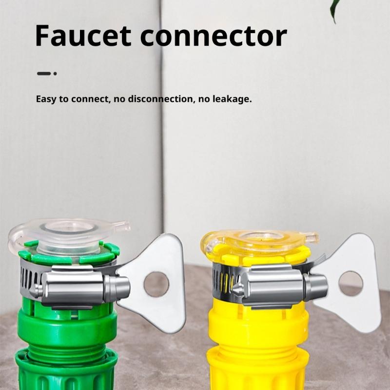 Plastic Faucet Adapter Quick connecting Garden Hose Fittings Water Connector Kitchen Garden Hose Pipe Joiner Fitting