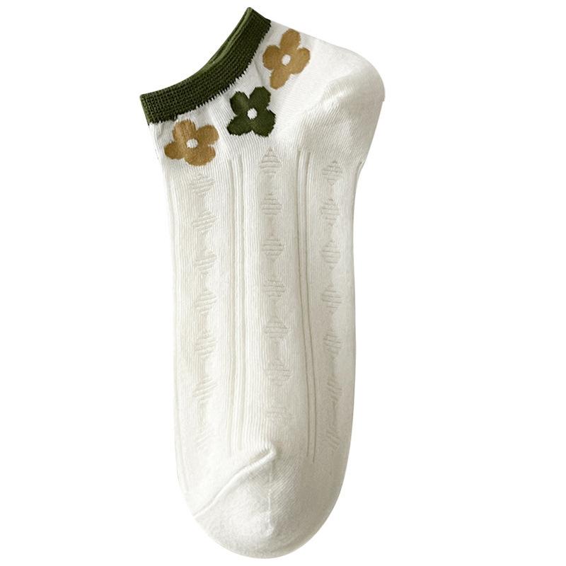 Socks Summer Mesh Boat Socks Women S Breathable Hollow Light Mouth Solid Color Invisible Socks Boneless Socks Women S Socks Socks Industry boneless anti-pilling/free size