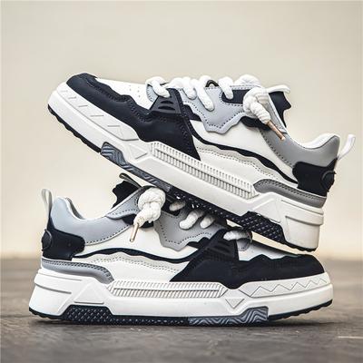 Fashion Trend Vulcanized Sneakers Men Chunky Canvas Shoes For Men Street Style Sport Walking Sneakers Shoes Male Good Quality Sneakers
