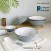 Xiaoyueya A5 Food-Grade Melamine Thickened Raised-Foot Noodle Bowl