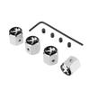 Anti-theft Car Wheel Tire Stem Valve Caps for Peugeot 407 206 107 307 308 406 408 208 301 3008 2008 208XS 208GTi Exterior
