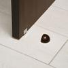 WOLFPACK PROFESSIONAL LINE - Adhesive Door Stop with Magnet Retainer Brown