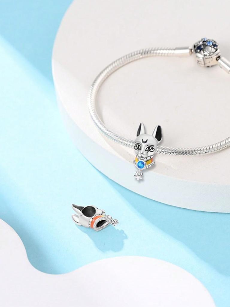 Black Cat Hugs Heart Arctic Bear Beads Charm Copper Plated Fit Charms Copperoriginal Bracelet For Jewelry Making Diy Charm