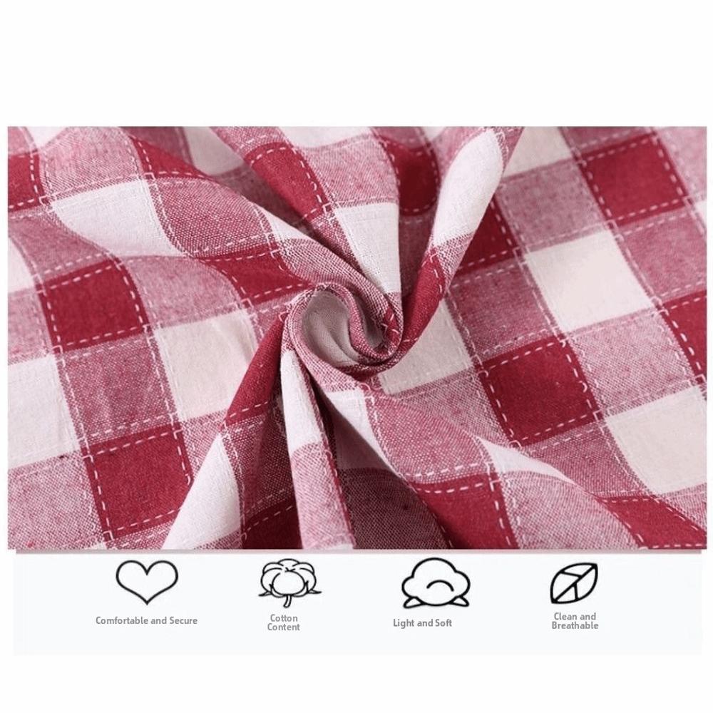 Multipurpose Stain-Resistant Kitchen Apron Sleeveless Cotton Workwear Apron Wipeable Hands Breathable Cooking Apron Home Kitchen
