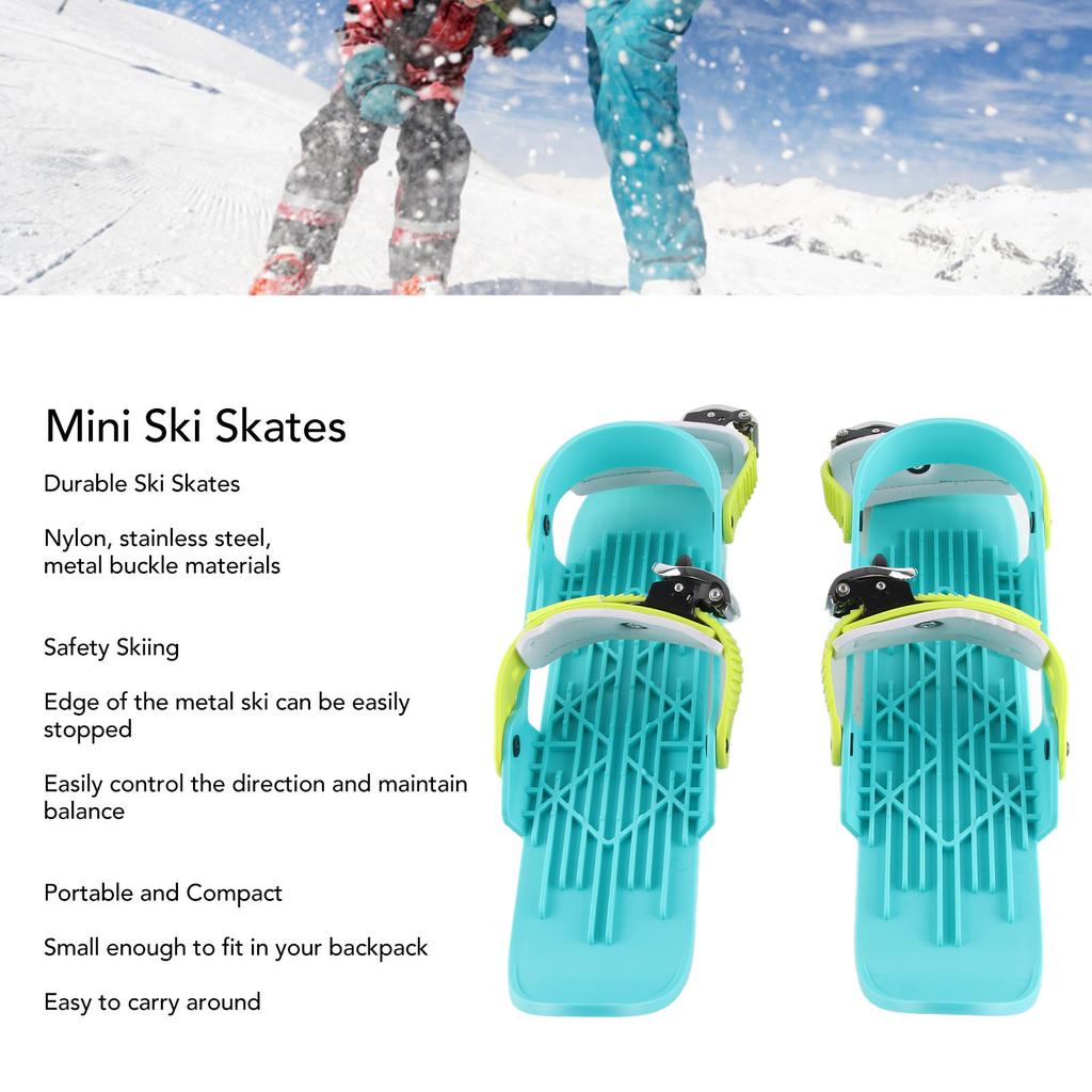 Ski Skates   Ski Shoes Adjusable Skiboards Attach to Skis Boots For Downhill Slopes Winter Sports for Children